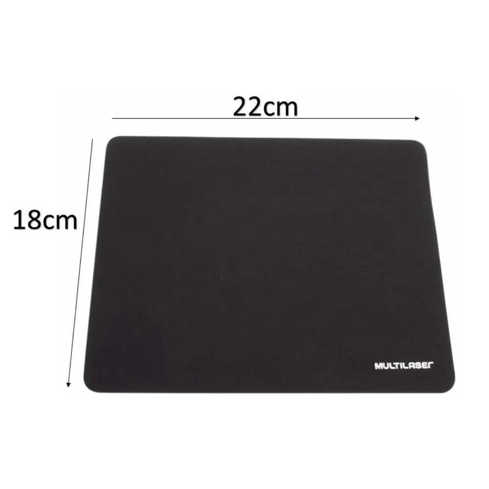 Mouse Pad Multi Ac027, 220x180x2mm, Tecido De Alta Qualidade, Preto Mouse Pad Multi Ac027, 220x180x2mm, Tecido De Alta Qualidade, Preto