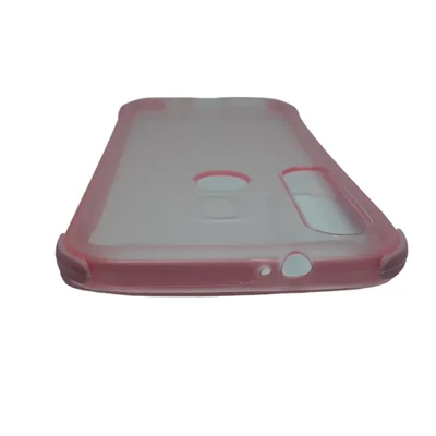 Capa Capinha De Celular Motorola Moto G8 Plus Silicone Resistente Moto G8/ G8play:rosa