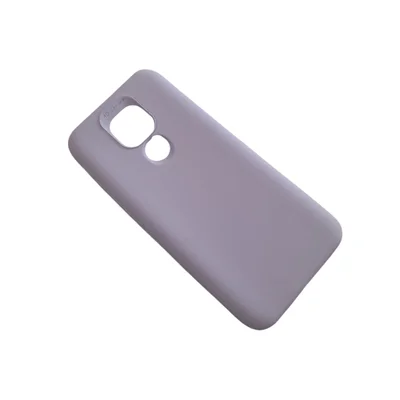 Capa Capinha Moto G9 G9 Play E7 Plus Silicone Resistente E Mole Flexível Cor:mole Roxo Claro