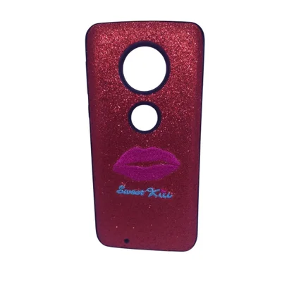 Capa Capinha De Celular Ante Queda Moto G6 Xt1925 Variadas Moto G6 Xt1925:beijo Vermelho