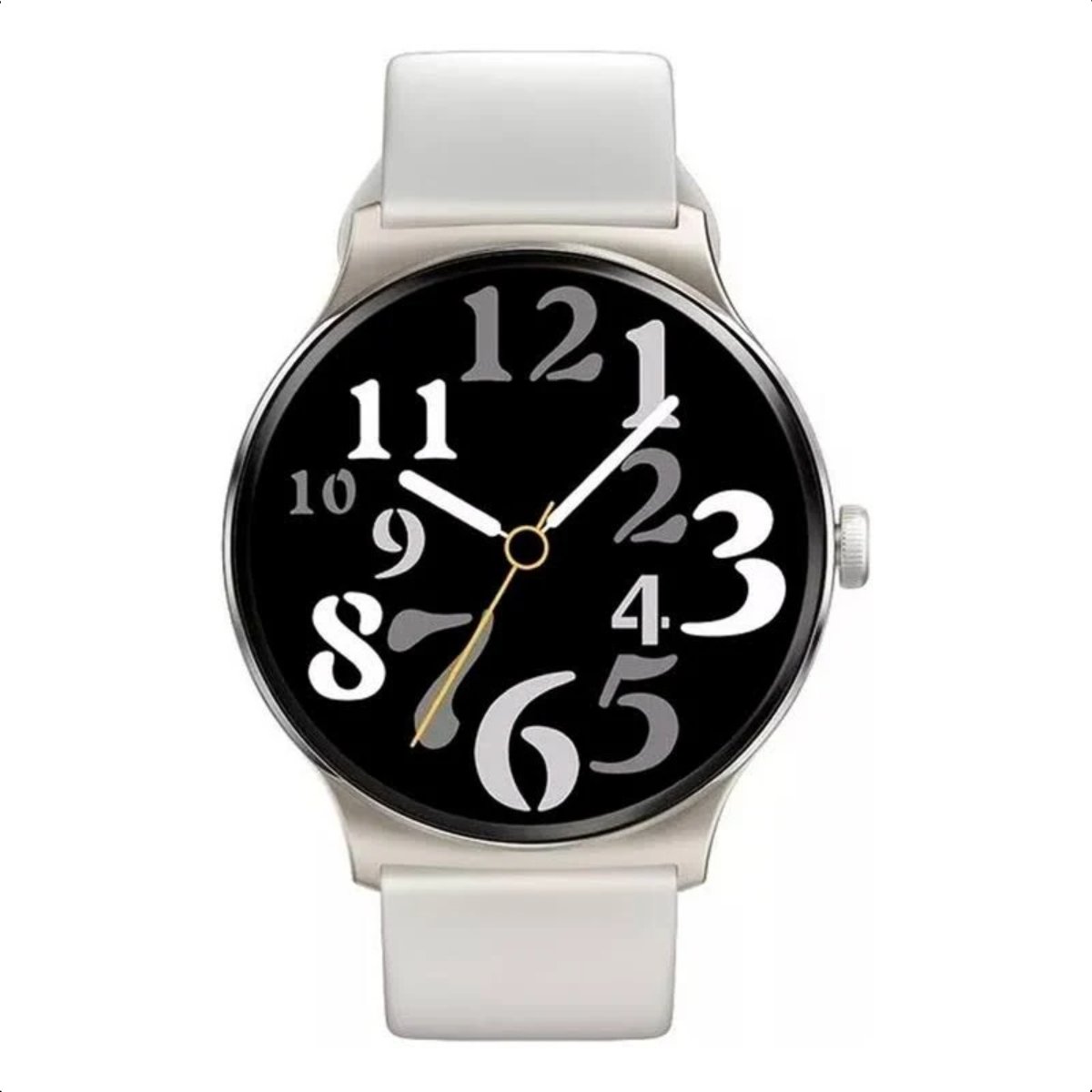 Haylou Smartwatch Solar Lite Android Ios 10 Dias De Bateria Cor:prata