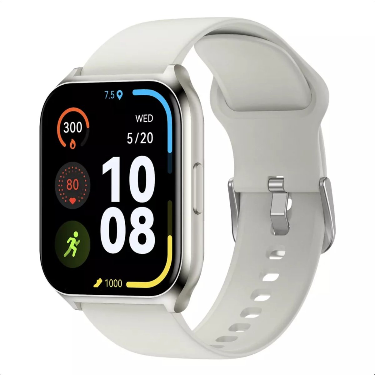 Smartwatch Inteligente Haylou Watch 2 Pro Saúde Feminina (ls02 Pro) Cor:prata