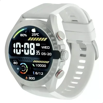 Smartwatch Haylou Solar Pro Tela AmoLED 1.43 Faz Ligaçao Cor:prata