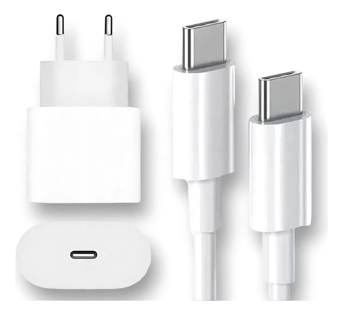 Carregador Turbo 35W Cabo USB.C Compatível Iphone 15 16 17