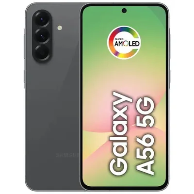 Smartphone Samsung Galaxy A56 128 GB Preto, 5g, Câmera Tripla 50mp, Ram 8 GB, Tela 6.7" 3
