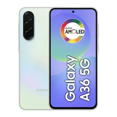 Smartphone Samsung Galaxy A36 128GB 5g - Verde, Câmera Tripla 50mp, Ram 6gb, Tela 6.7"