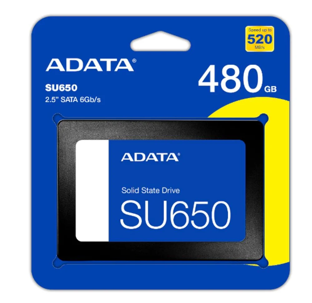 Hd SSD Interno 480GB 6gb/s Sata 3 Adata Su650