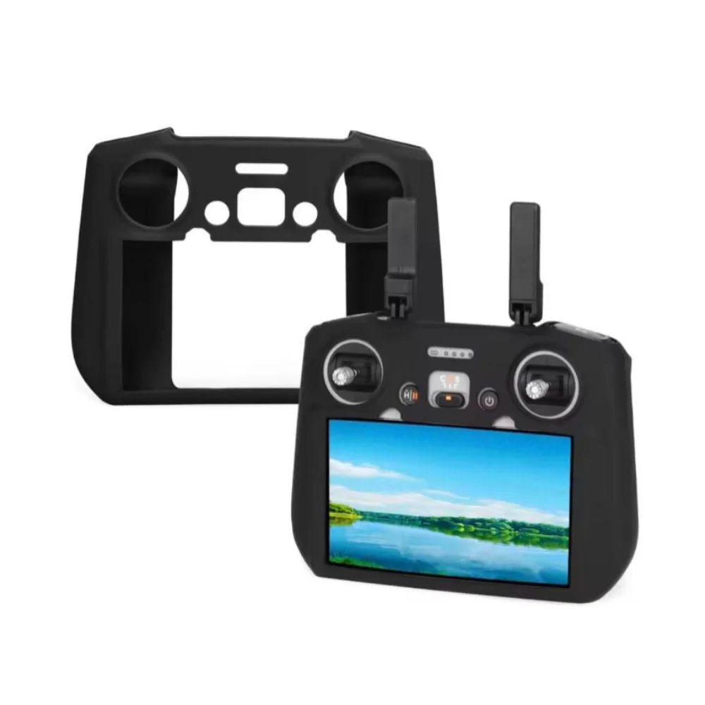 Capa De Silicone Preta Para Controle Dji Rc N2