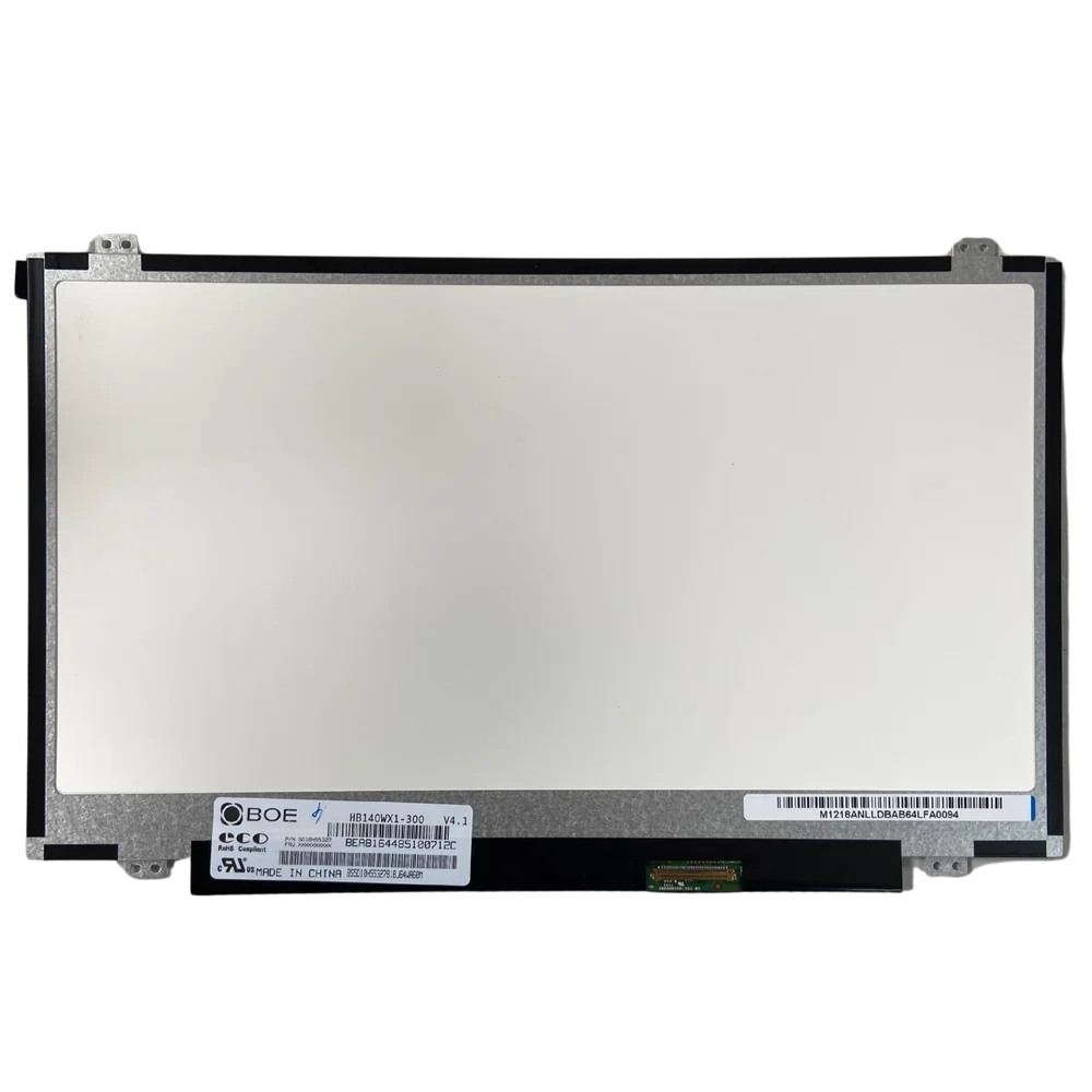 Tela Para Notebook LED Slim 14.0 Hb140wx1-300 V4.1 Tela Para Notebook LED Slim 14.0 Hb140wx1-300 V4.1