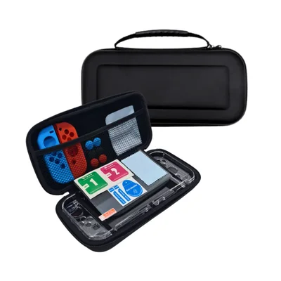 Kit Proteção Para Nintendo Switch 10 Em 1 - Case Capa Película Grips Caps