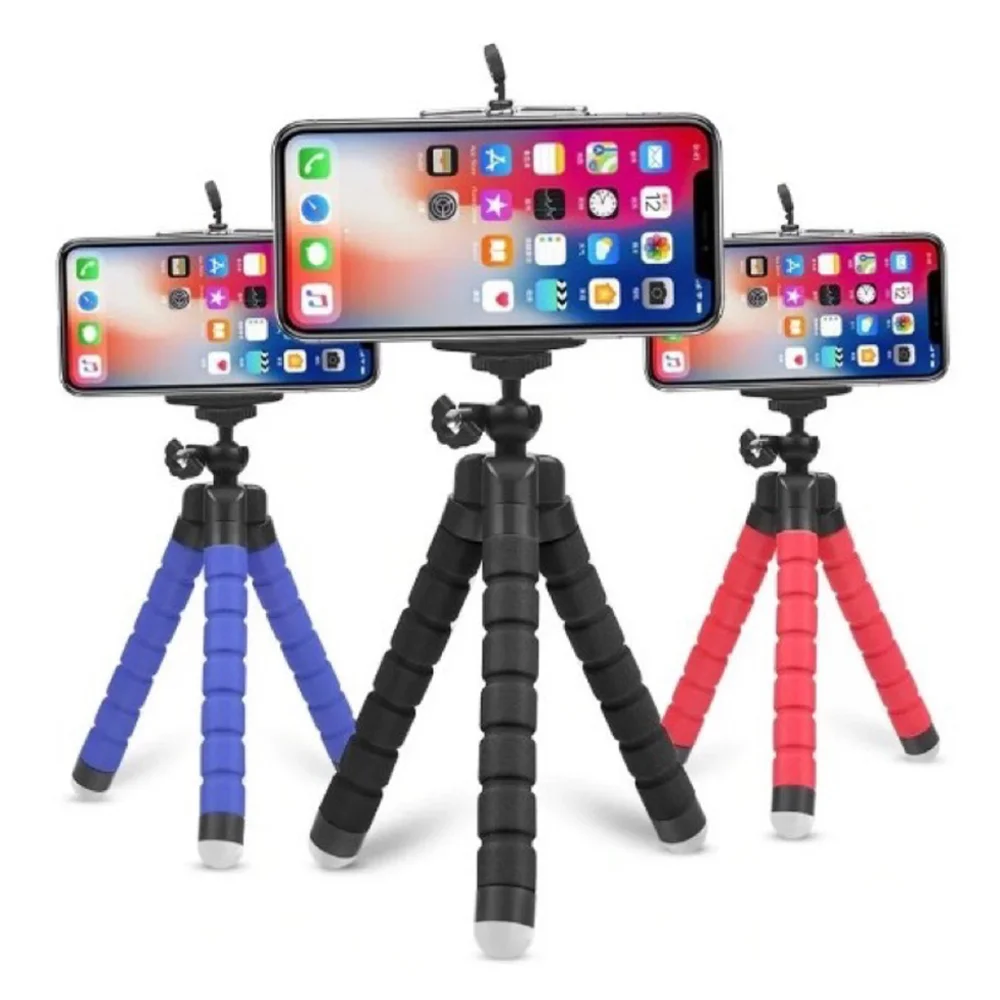 Imagem 2 de 5 do produto Tripé Resistente E Flexível – Ideal Para Lives, Selfies E Vlogs