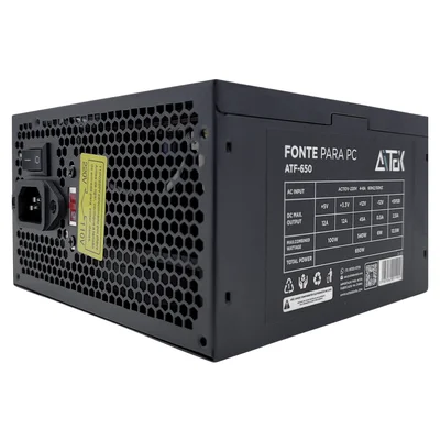 Fonte De Alimentação Para Computador PC Atx De 650w Real