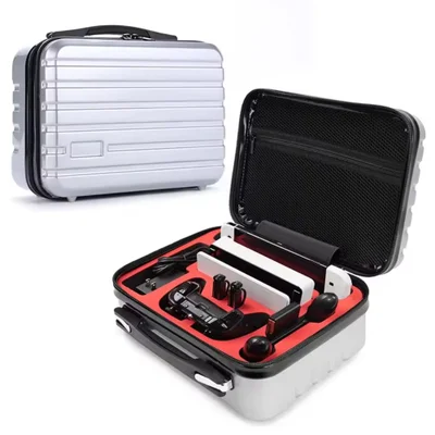 Bolsa Rígida Para Transporte Maleta Case Capa Para Nintendo Switch/oLED Prata