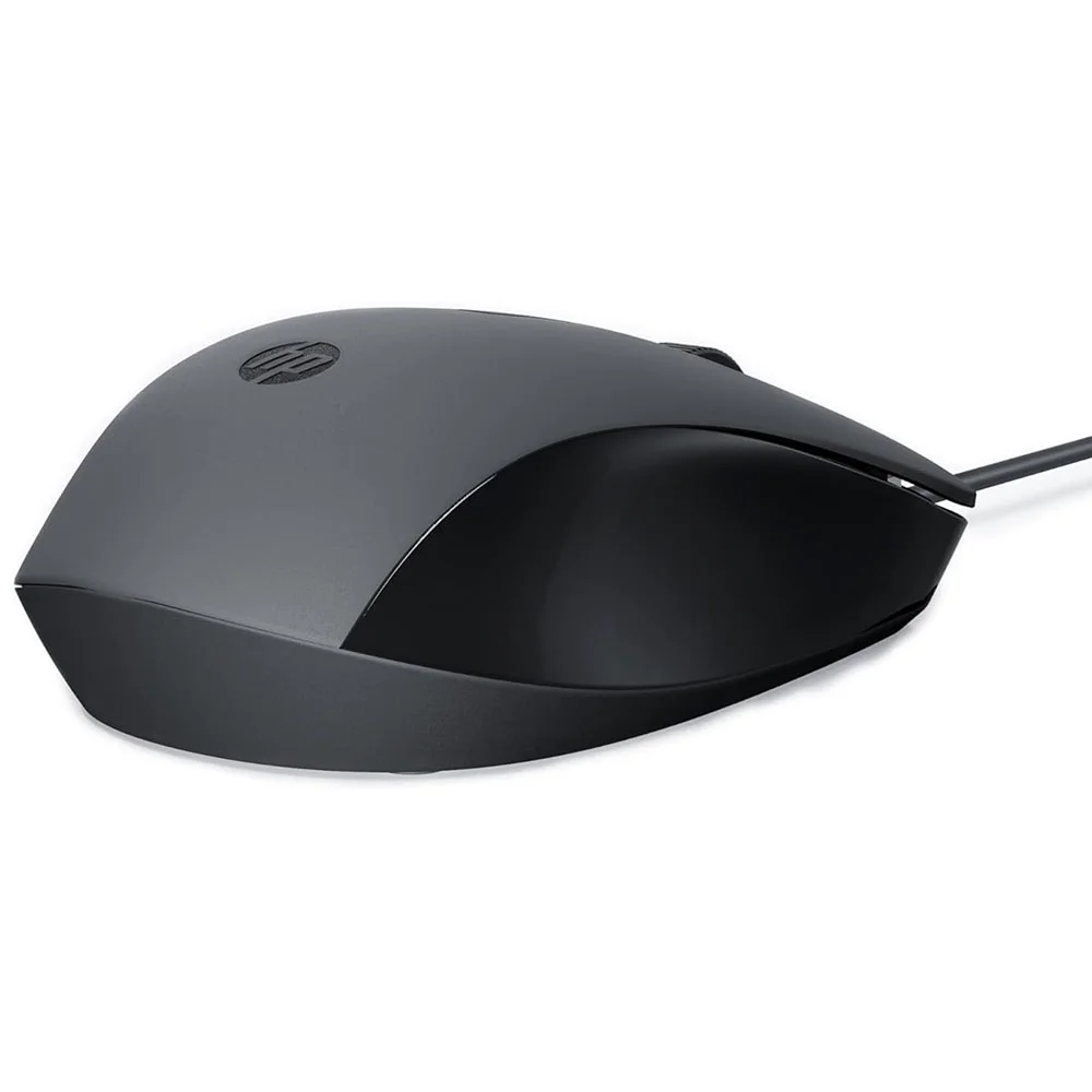 Imagem 4 de 5 do produto Mouse Com Fio Hp 150 Usb Preto 1600dpi