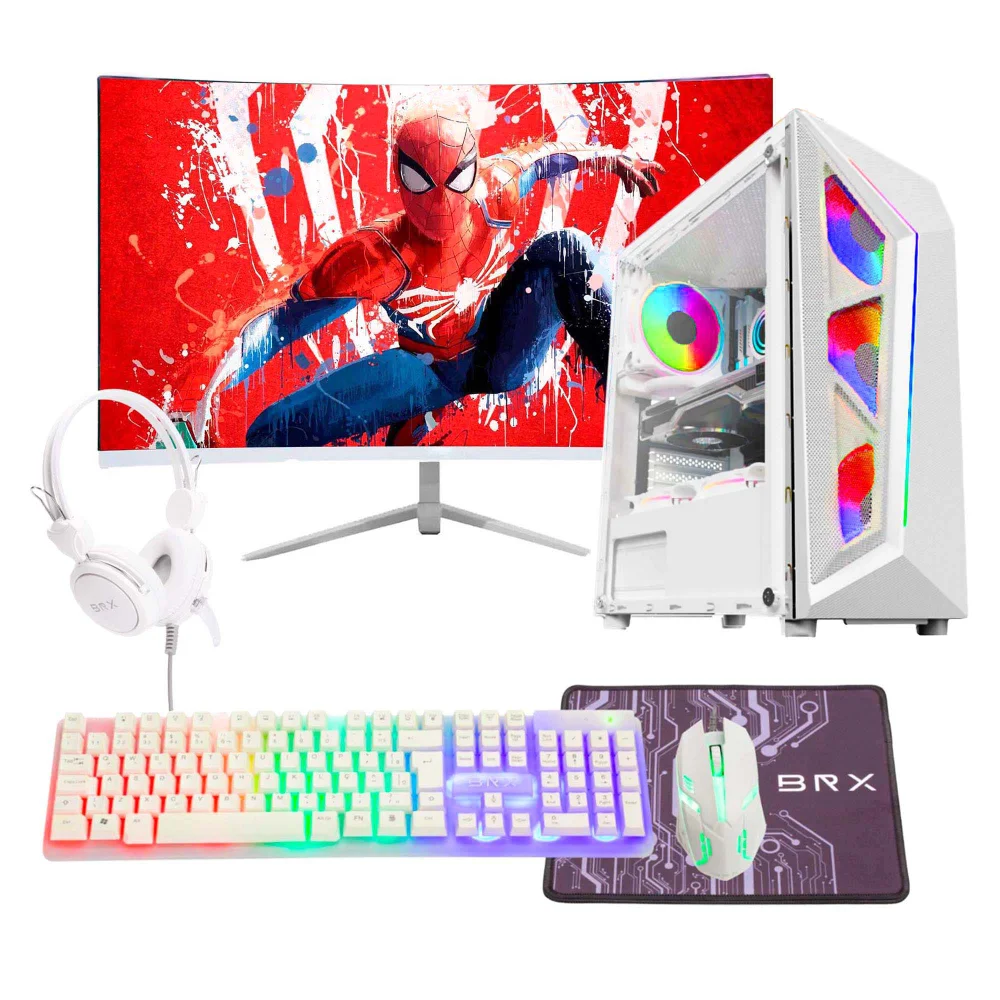 白ゲーミングPC i7-4790 / GTX1060 / SSD512GB Computador PC Gamer Intel Core i7 11 32gb Ram SSD