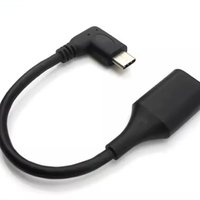 O cabo adaptador otg usb tipo c 3.1 x usb fêmea 90° combina praticidade e eficiência, ideal para conectar dispositivos usb tipo c a periféricos usb. C