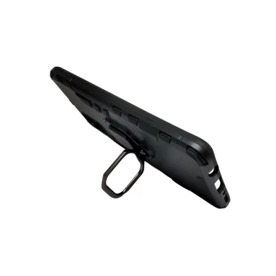 Capa Capinha Case Galaxy A31 Emborrachada Flexível Ante Queda Mole A31:preto Suporte