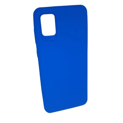 Capa Capinha Case Galaxy A31 Emborrachada Flexível Ante Queda Mole A31:azul