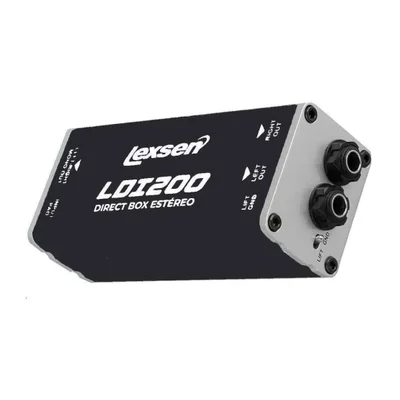 Direct Box Estéreo Passivo Lexsen Ldi200