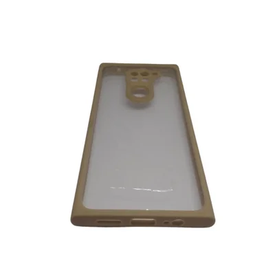Capa Capinha De Celular Note 9 Ou 10x 4g Emborrachada Ante Queda Cor:bege