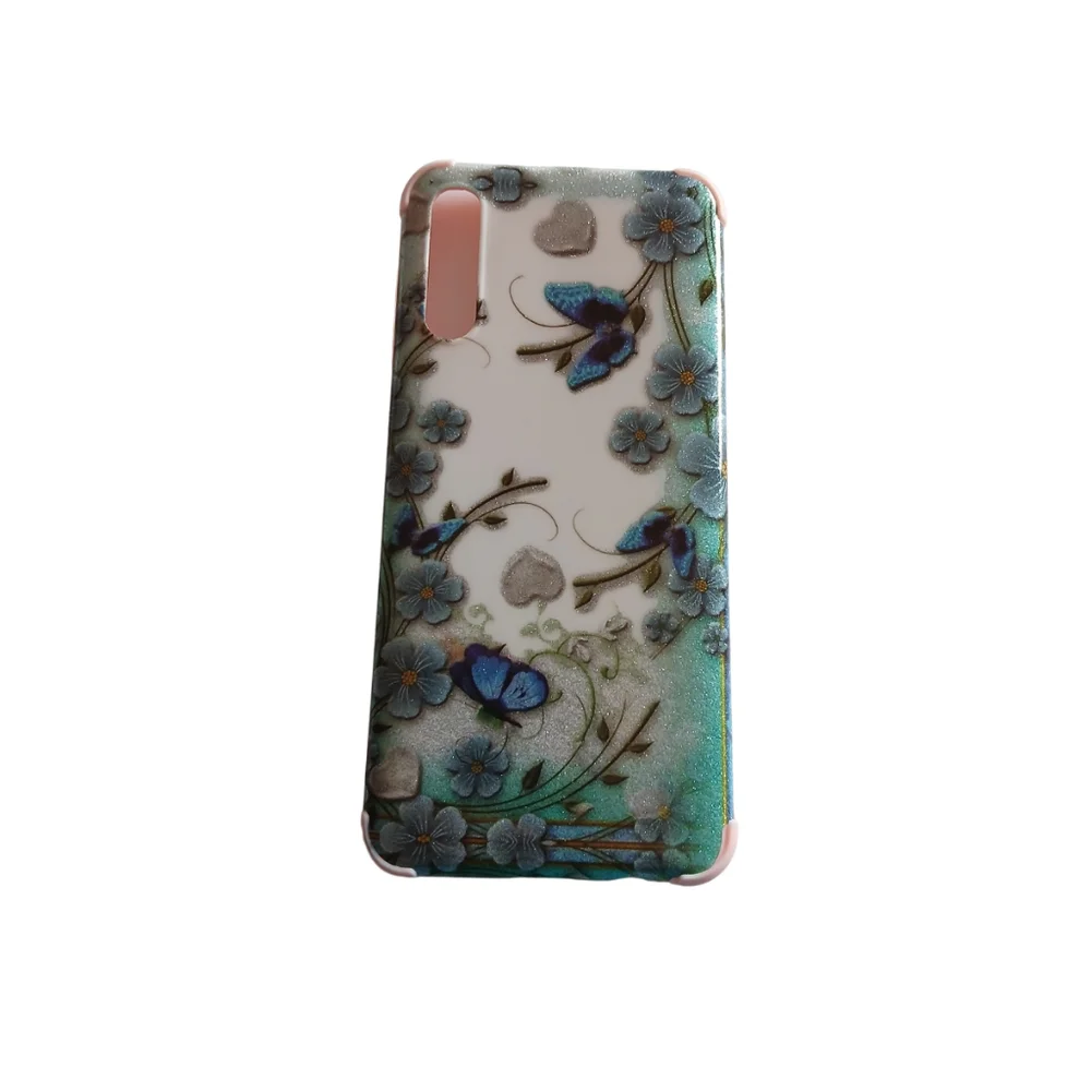 Imagem 1 de 1 do produto Capa Case Capinha De Celular Galaxy A50 A30s Ante Impacto Cor:borboletas Nas Flores