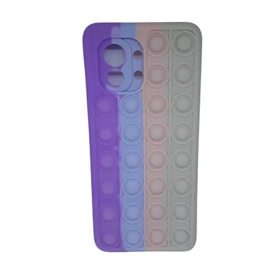 Capa De Celular Samsung Galaxy A11 E M11 Popit Ante Queda Ante Estresse A11 E M11:roxo E Bege