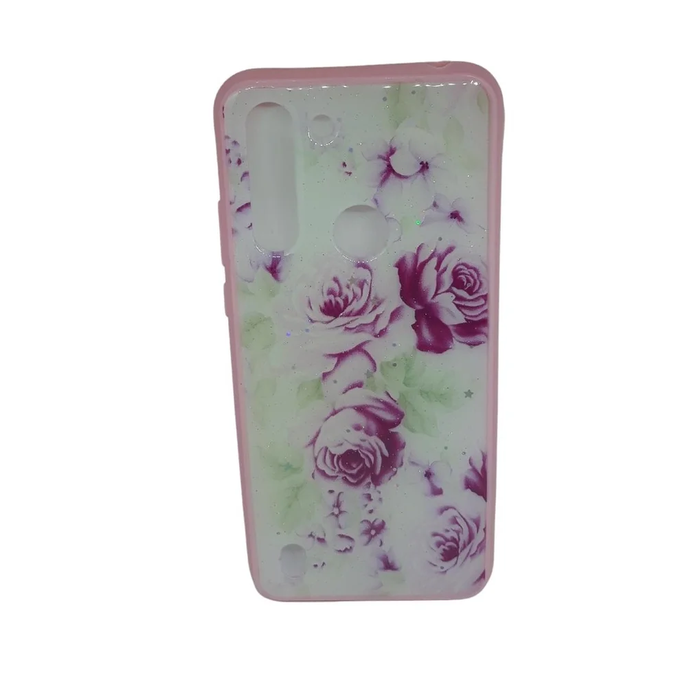Imagem 2 de 2 do produto Capa Capinha De Celular Motorola Moto G8 Power Lite Estampa Feminina Reforçada Moto G8 Power Lite:rosas 5