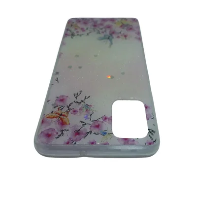 Capa De Celular Samsung Galaxy A51 Ante Queda Estampada Floridas E Borboletas Galaxy_a51:rosas 4