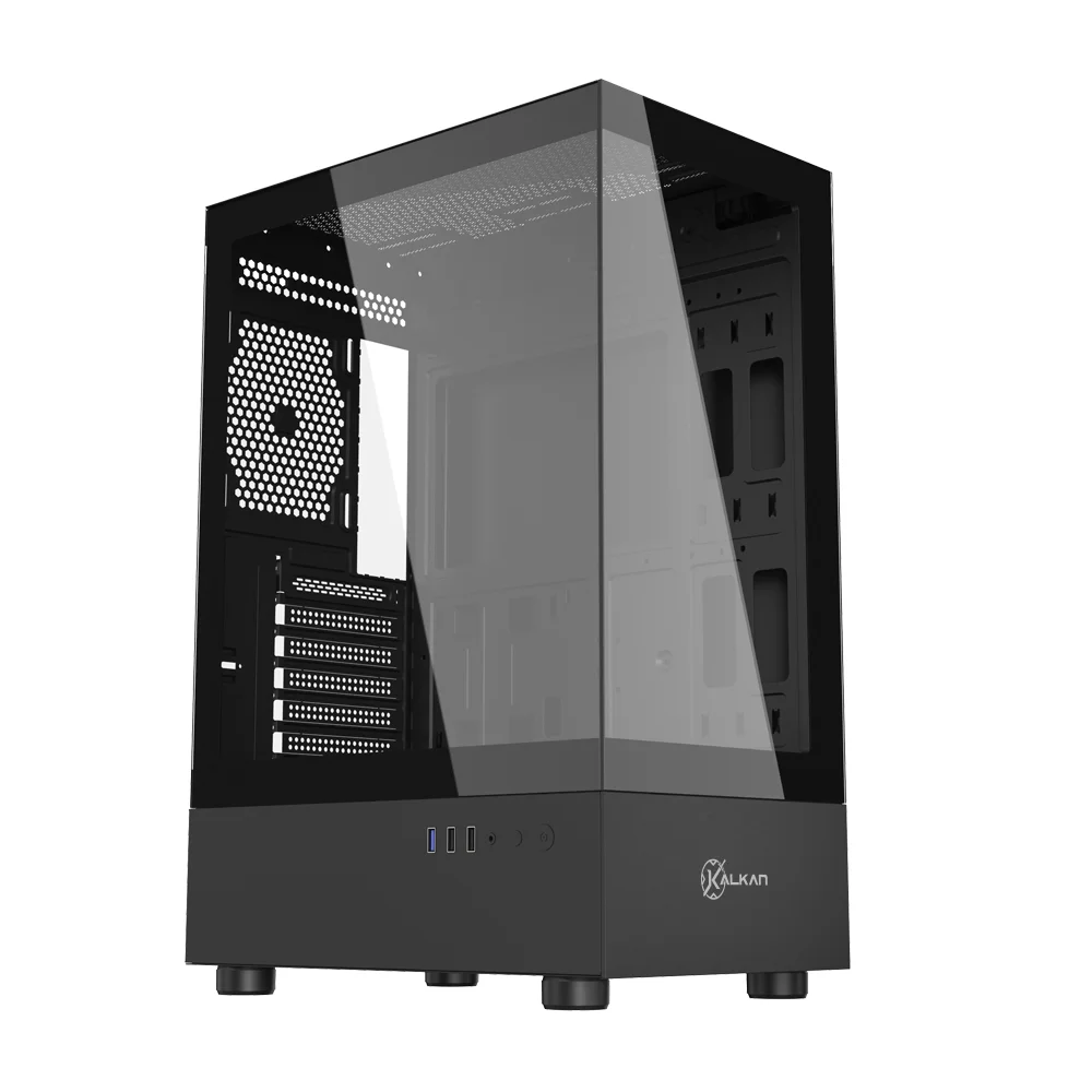 Gabinete Gamer Mid Tower Sem Fan Sem Fonte Kalkan Avalon Pro Preto Klk00037 Gabinete Gamer Mid Tower Sem Fan Sem Fonte Kalkan Avalon Pro Preto Klk00037