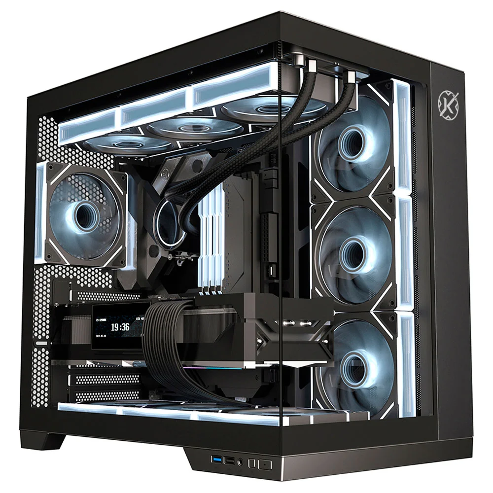 Gabinete Gamer Mid Tower Sem Fan Sem Fonte Kalkan Asgard Preto Klk00040 Gabinete Gamer Mid Tower Sem Fan Sem Fonte Kalkan Asgard Preto Klk00040