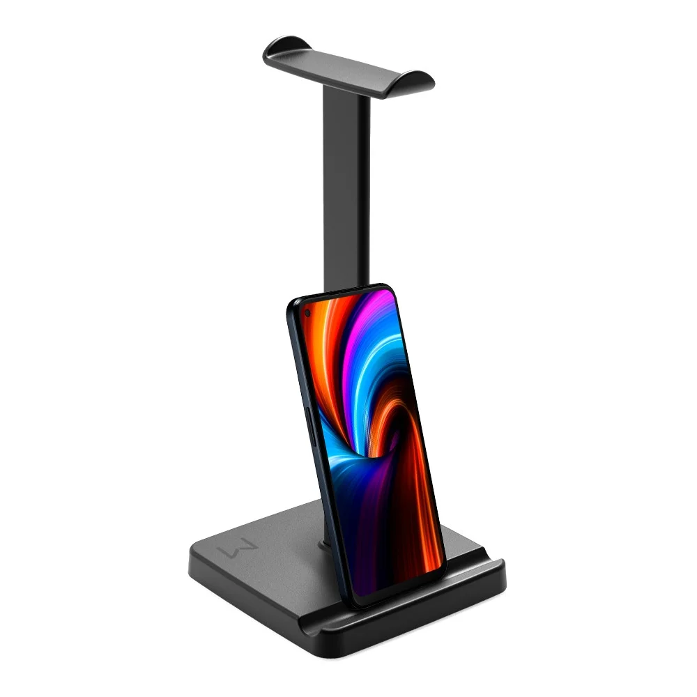 Imagem 4 de 5 do produto Suporte De Mesa Para Headset Preto Warrior - Ac700