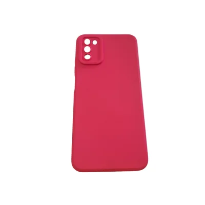 Capa Capinha De Celular Samsung Galaxy A03s Sm-a037m Aveludada Arco Íris Ante Queda E Ante Impacto Resistente Cor:rosa