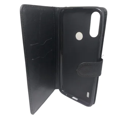 Capa Capinha De Celular Carteira De Couro Moto E7 Power