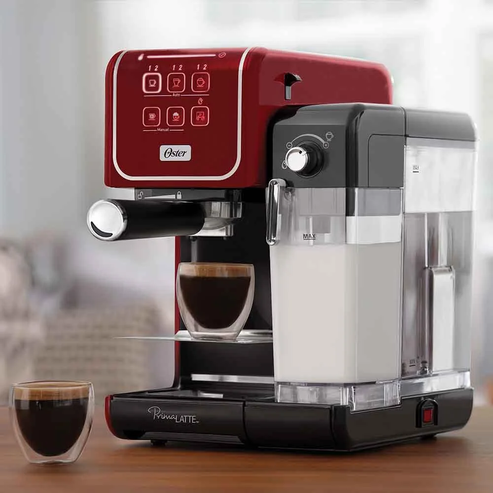 Imagem 4 de 5 do produto Cafeteira Espresso Oster Primalatte Touch Red  - 127v