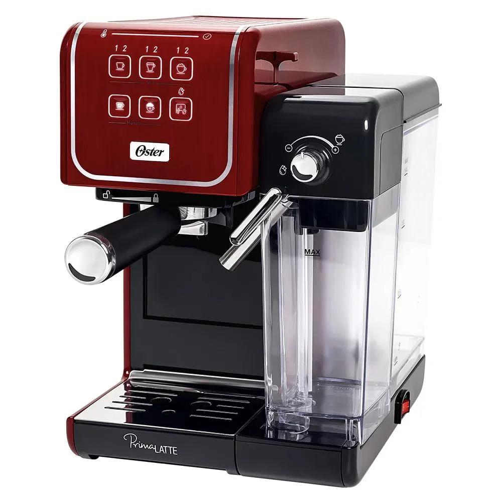 Imagem 4 de 5 do produto Cafeteira Espresso Oster Primalatte Touch Red - 220v