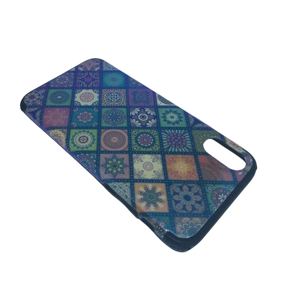Imagem 2 de 5 do produto Capa Capinha Case Estampada Silicone Iphone 10 Ante Queda Cor:azul