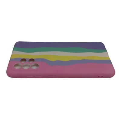 Capa Capinha Celular Samsung Galaxy A52 Ante Impacto Arco Irís Cor:amarelo