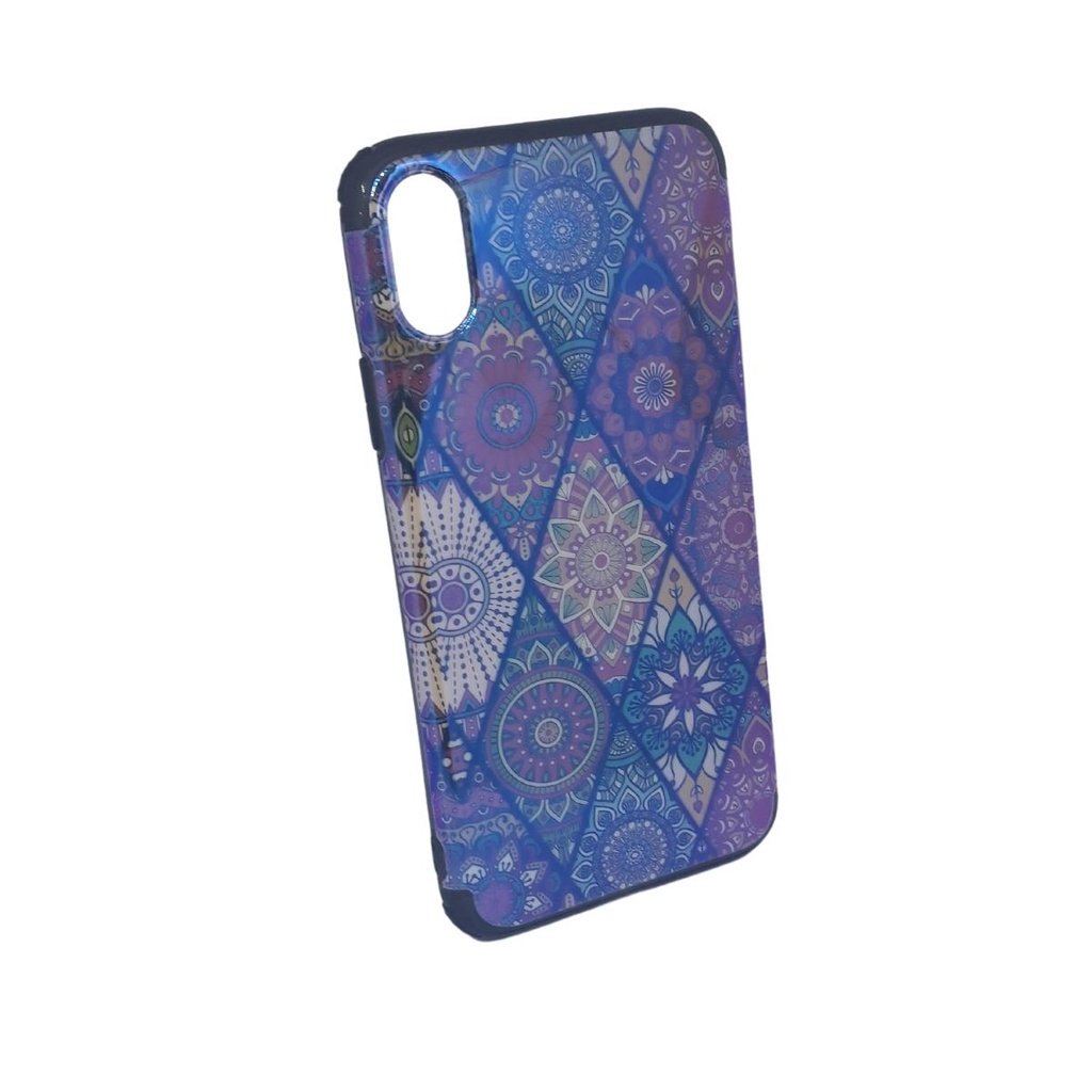 Capa Capinha Case Estampada Silicone Iphone 10 Ante Queda Cor:vermelho