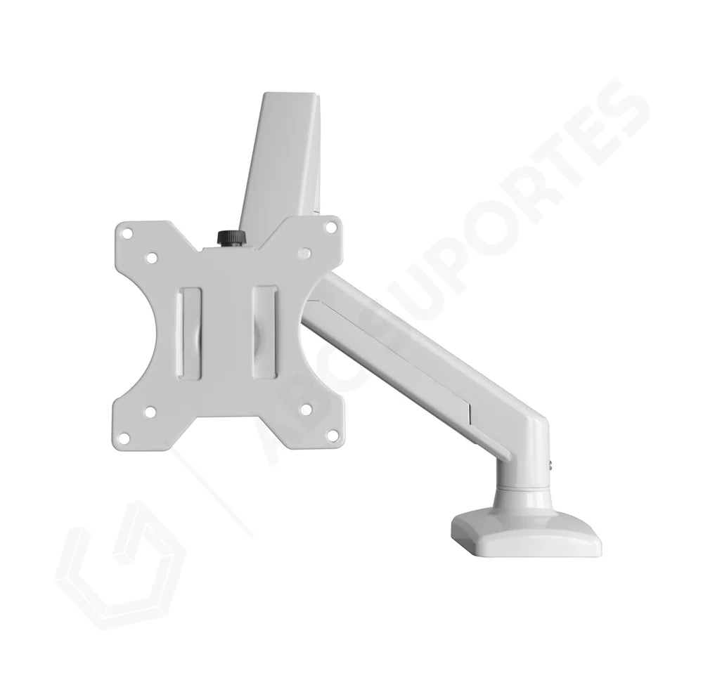 Imagem 3 de 4 do produto Suporte De Mesa Branco Para Monitor Articulado C/pistao A Gas 12 A 32 Bluecase Bsmtg01-3w