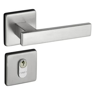 Fechadura Concept Externa 408-40ce 40mm Roseta Quadrada Cromo Acetinada Rq1 Ccz-55 Cra Pado