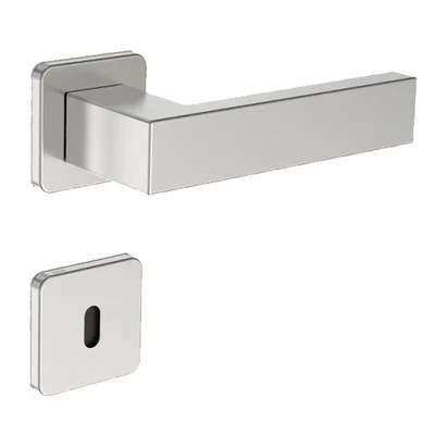 Fechadura Bali Interna Roseta Quadrada Inox Escovado 55mm Soprano
