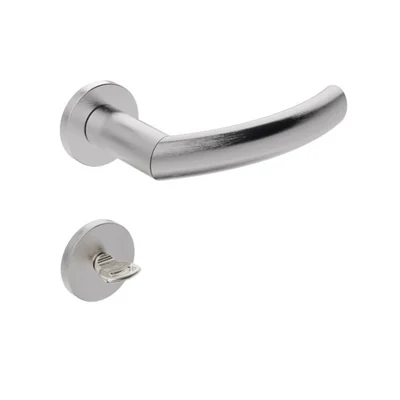 Fechadura 823/ix40 Banheiro Roseta Redonda Escovada 40mm Stam