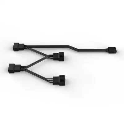 Cabo Adaptador Splitter Para Fans Pwm 1 Entrada 4 Saidas PCyes - Sptpwm4pcy