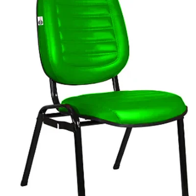Cadeira Empilhável Para Igrejas Evangélicas Linha Holy Verde