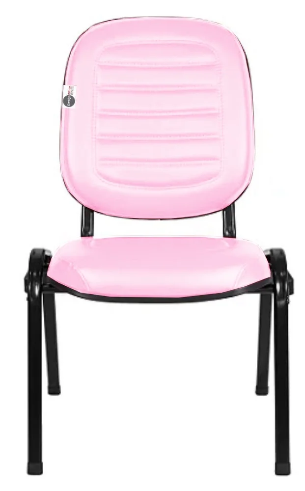 Imagem 2 de 5 do produto Cadeira Empilhável Para Igrejas Evangélicas Linha Holy Rosa