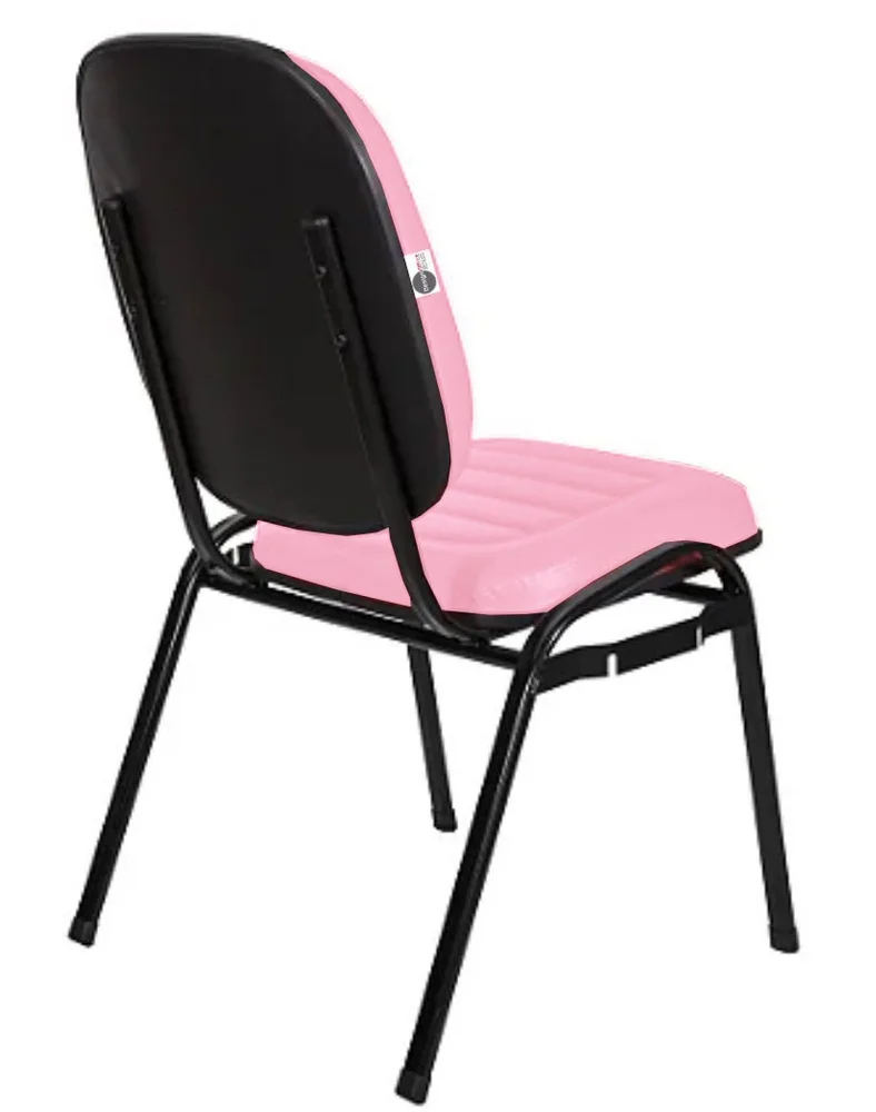 Imagem 3 de 5 do produto Cadeira Empilhável Para Igrejas Evangélicas Linha Holy Rosa