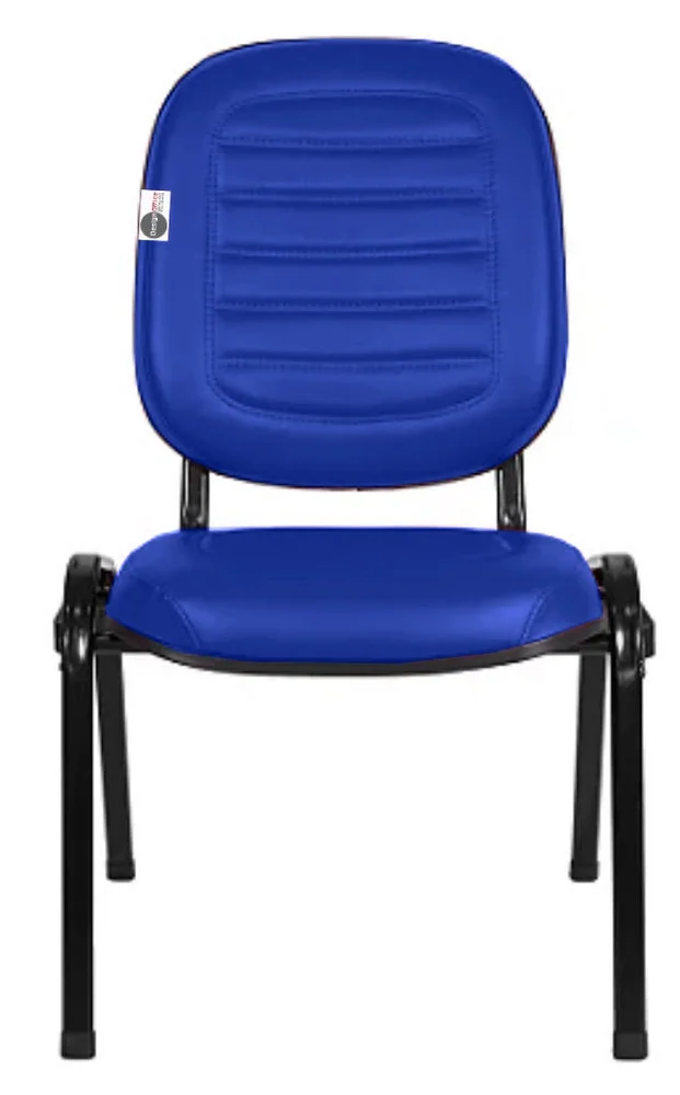 Imagem 2 de 5 do produto Cadeira Empilhável Para Igrejas Evangélicas Linha Holy Azul