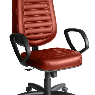 Cadeira Presidente Para Escritório Linha Blenda Vermelho
