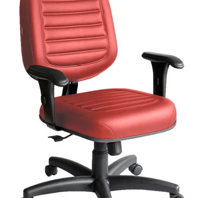 Cadeira Diretor Para Escritório Linha Blenda Vermelho