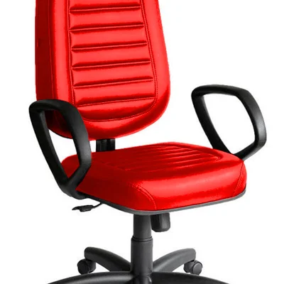 Cadeira Presidente Para Escritório Linha Blenda Vermelho
